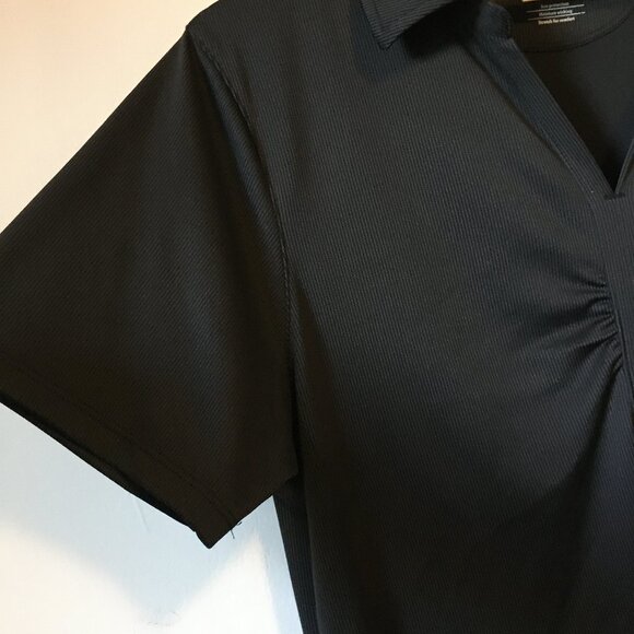 Black Sun Protection Ruched Sports Tee - Picture 5 of 16